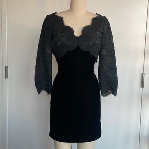 Vintage Oscar de la Renta Black Dress | Size 0
